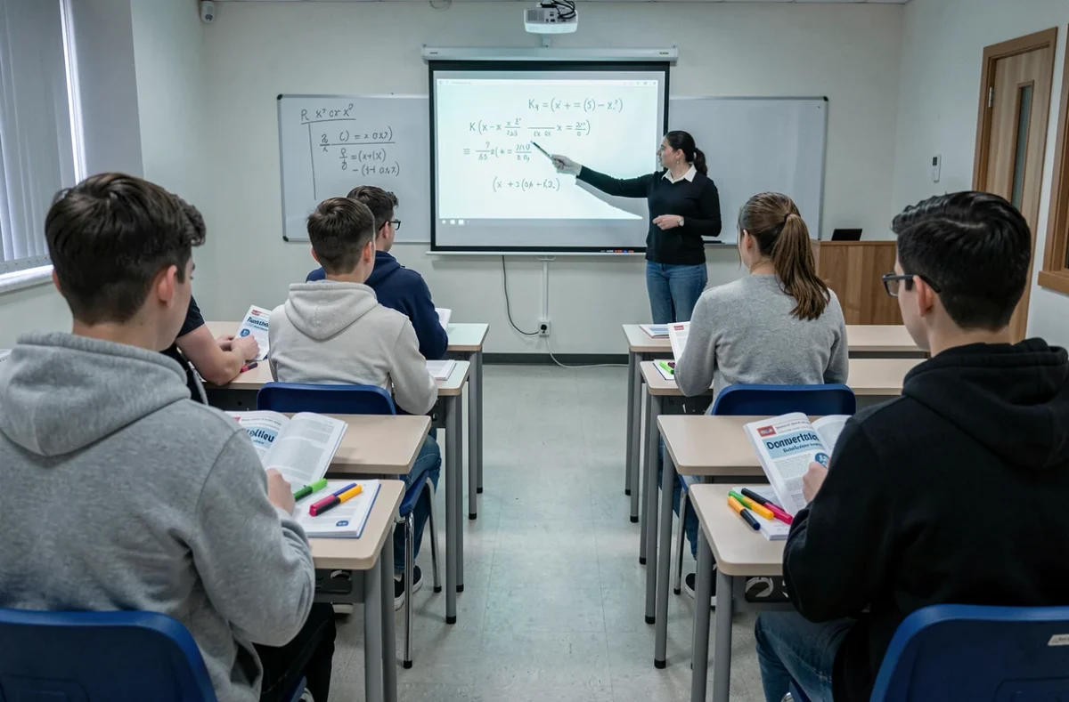 Des lycéens participant à un stage intensif de préparation aux concours avec Cours Legendre dans le Val-de-Marne