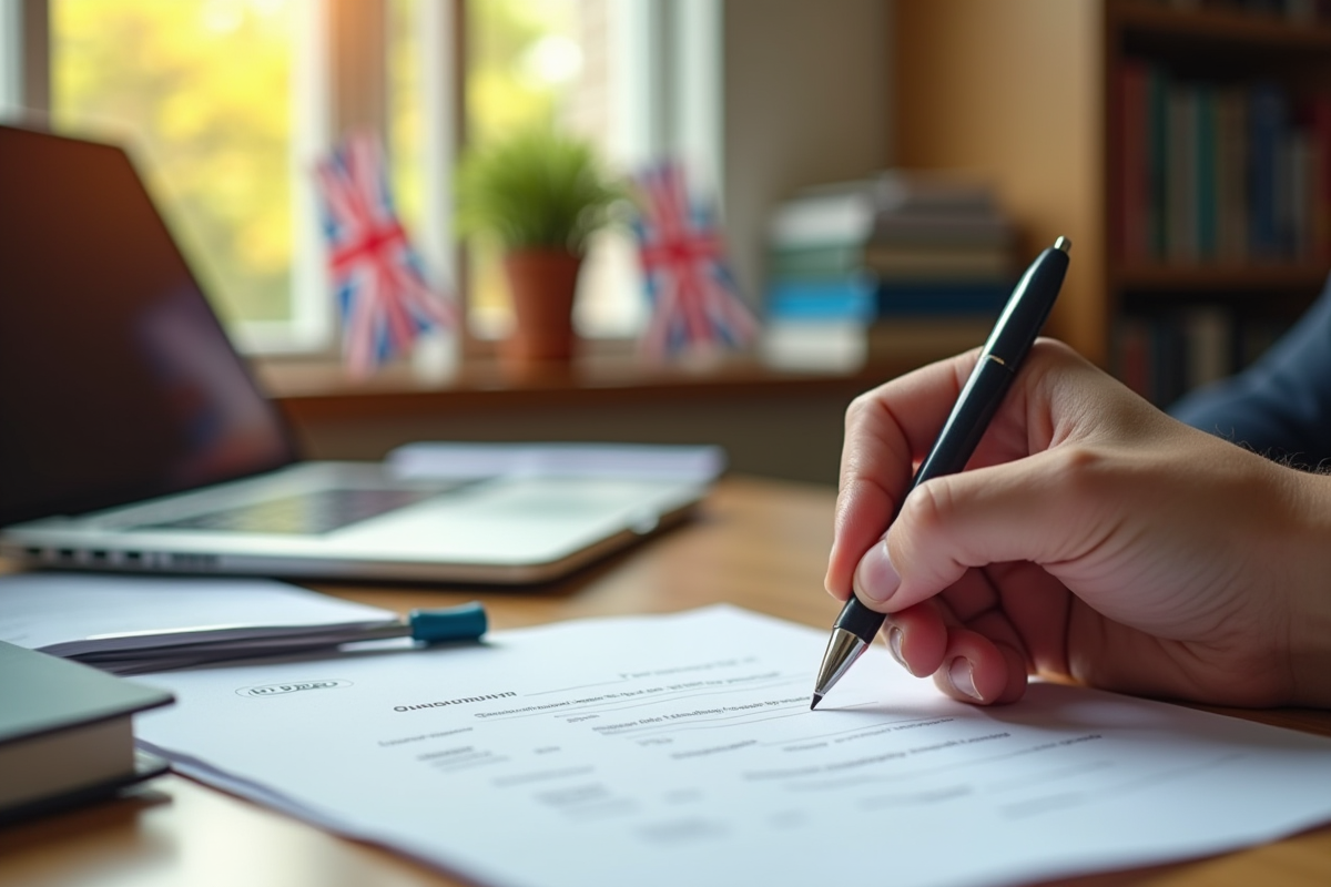 étudiant angleterre